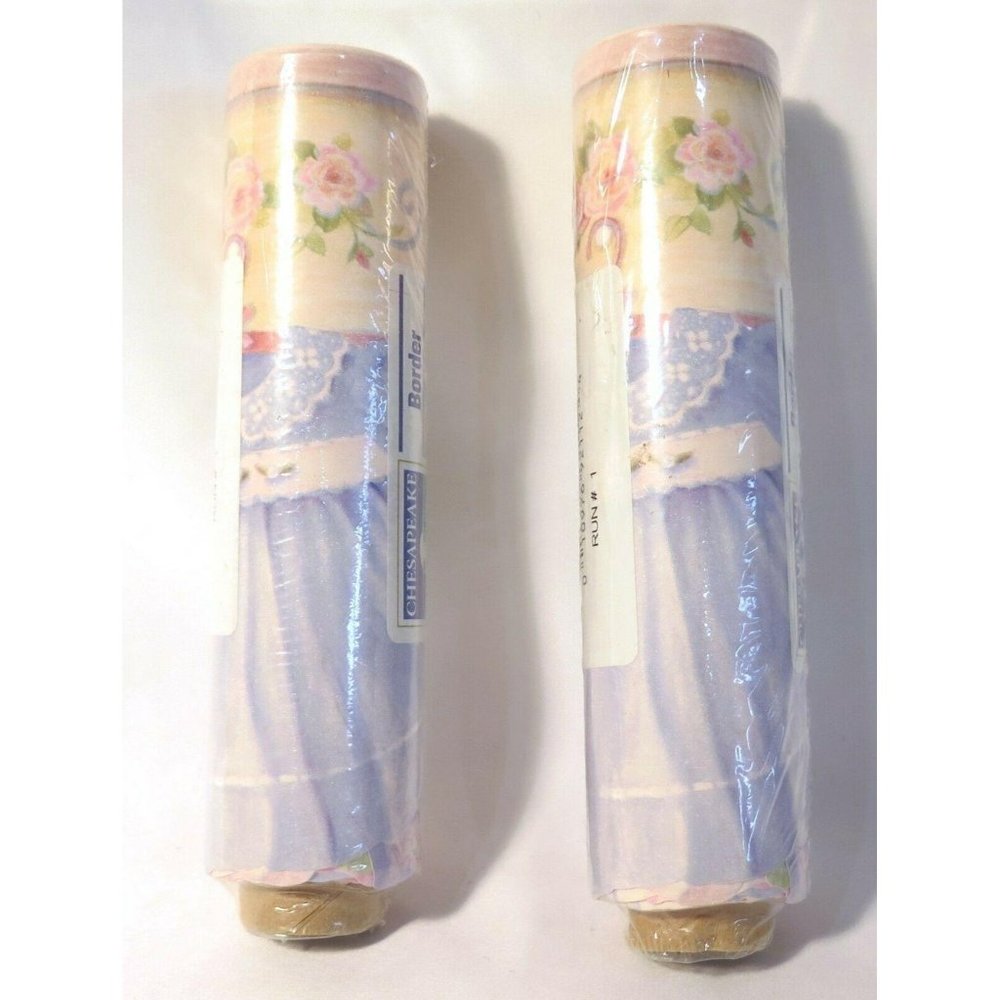 Chesapeake Wallpaper Border GU92112B Little Girl Baby Dresses design 2 Rolls